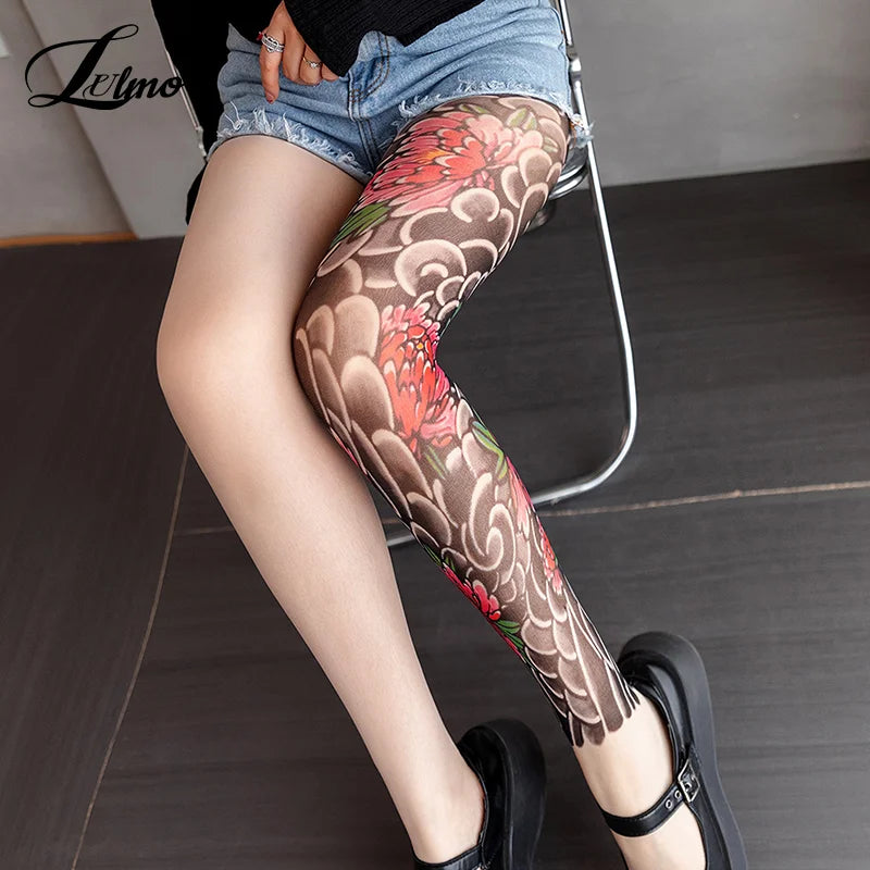 Ink Illusion Tattoo Stockings