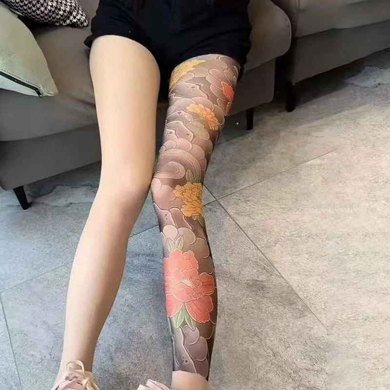 Ink Illusion Tattoo Stockings